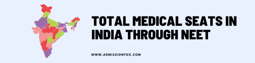 Total Medical Seats in India Through NEET