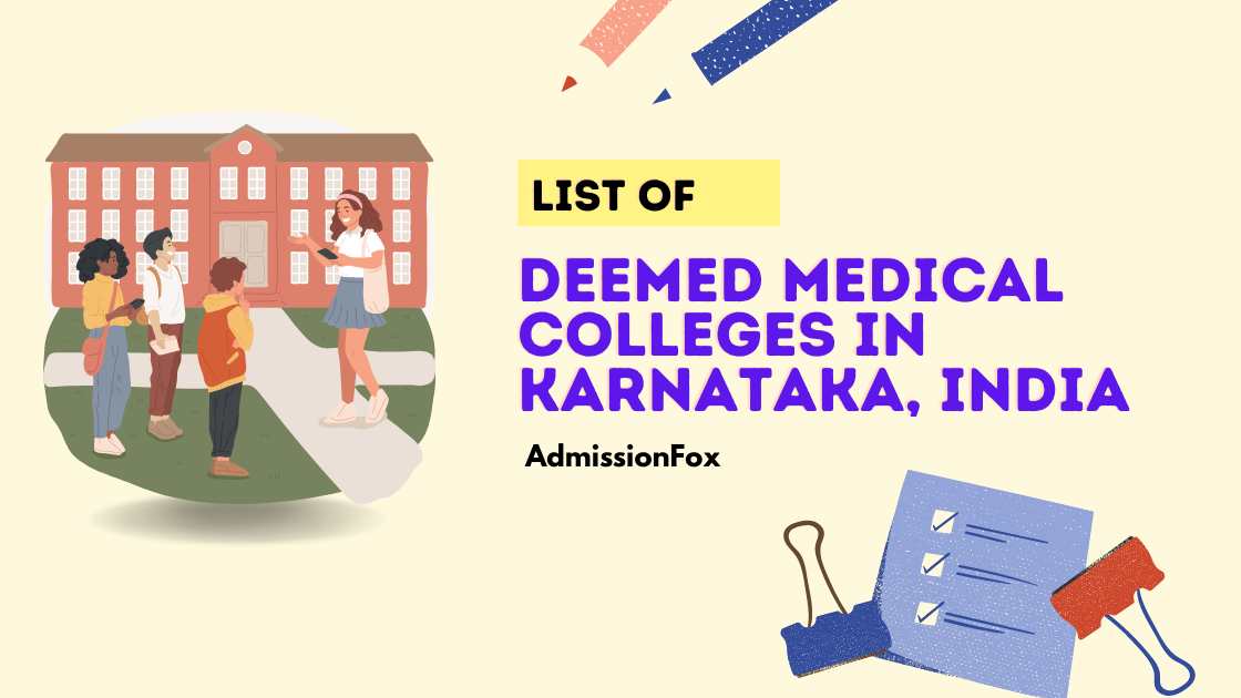 Deemed Medical Colleges In Karnataka, INDIA